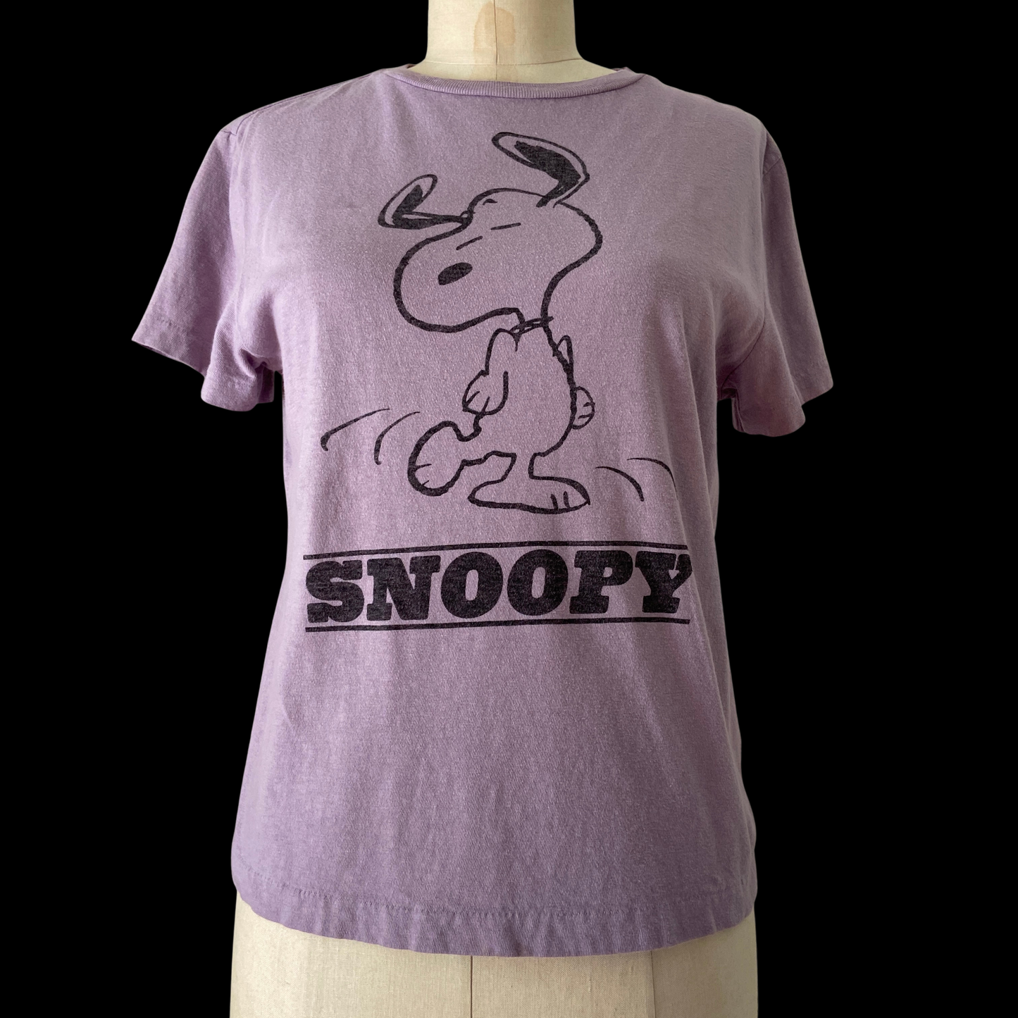 Dancing Snoopy Tee Mayo Spruce Style