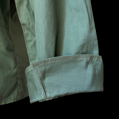 1950s Green Cotton Top