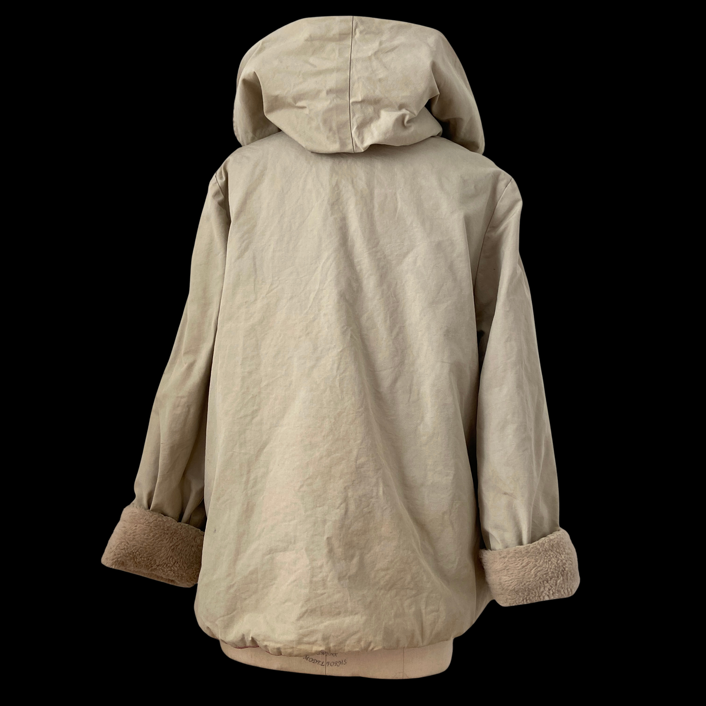 1950s Tan Jacket with Hood