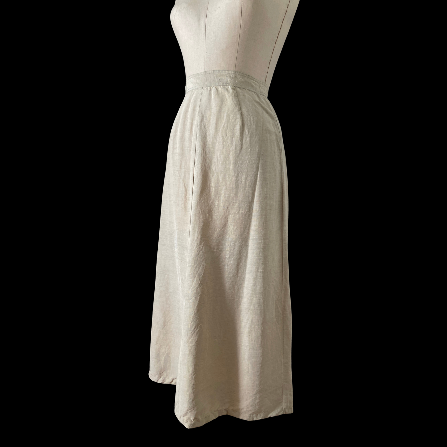 1940s Cream Silk Suit
