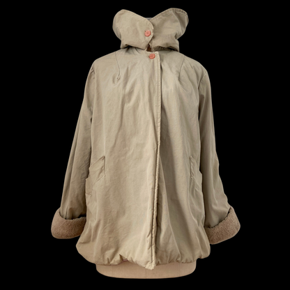 1950s Tan Jacket with Hood