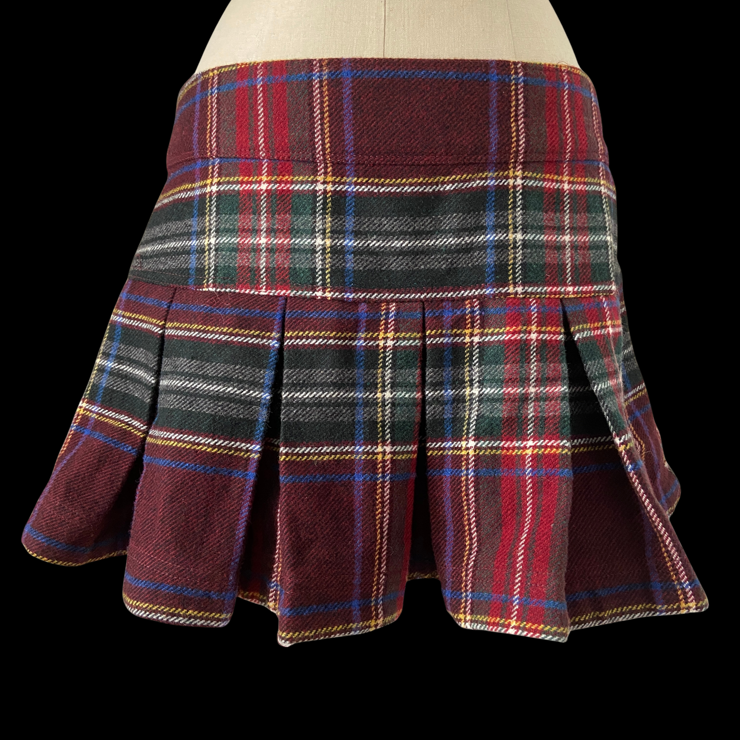 2000s Abercrombie & Fitch Wool Micro Mini Skirt