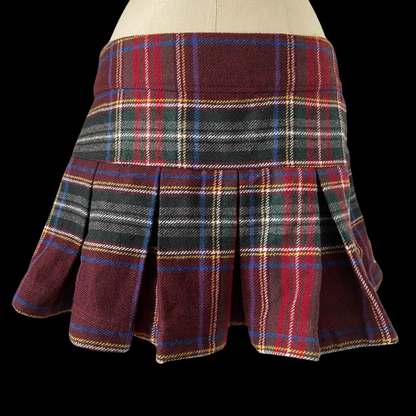 2000s Abercrombie & Fitch Wool Micro Mini Skirt