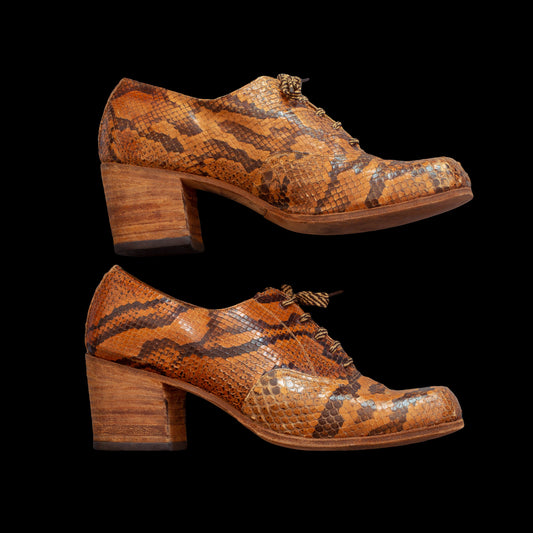 1970s Snakeskin Oxford Platforms from Kings Road