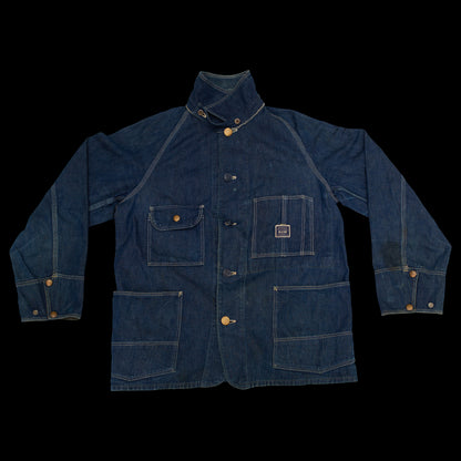 1930s N&W Denim Chin Strap Chore Jacket
