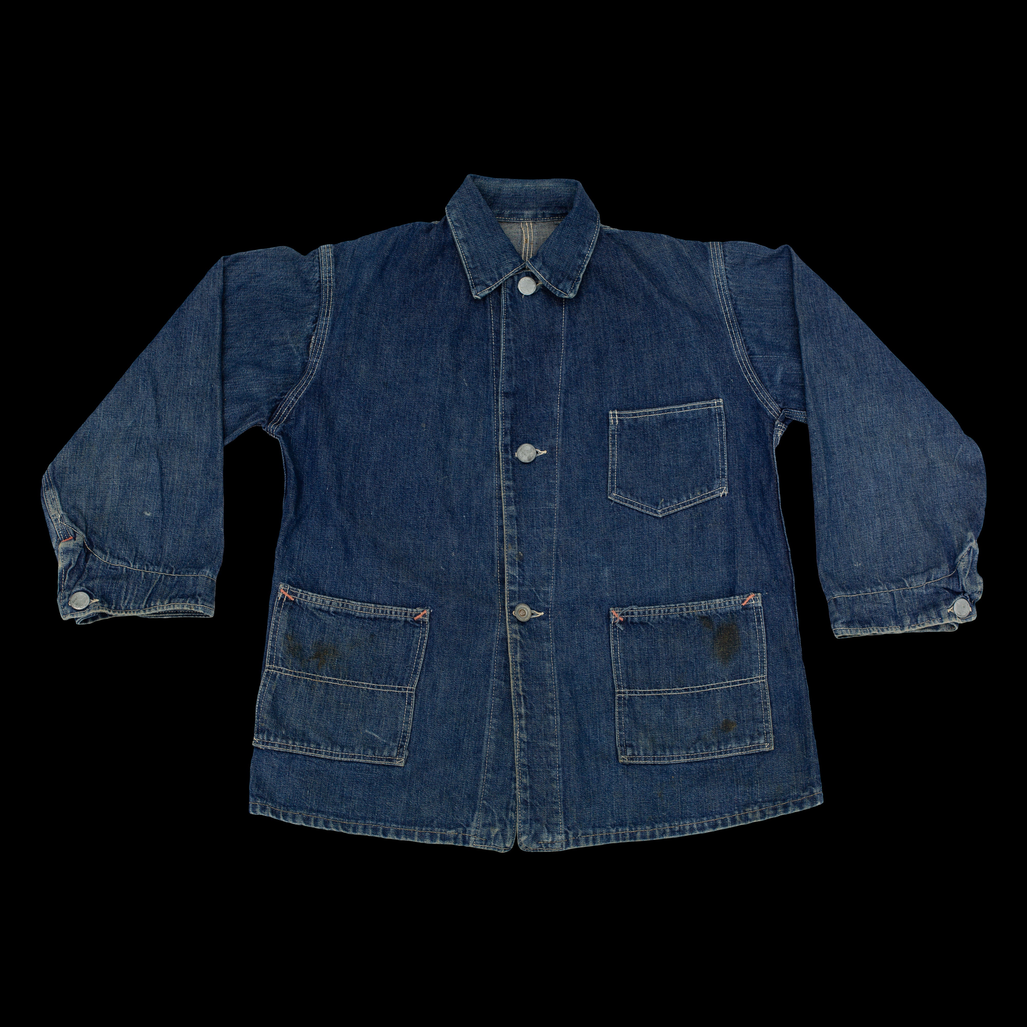 Vintage 1920s 1930s Denim Chore Jacket Vintage 1920s 1930s Denim Chore Jacket