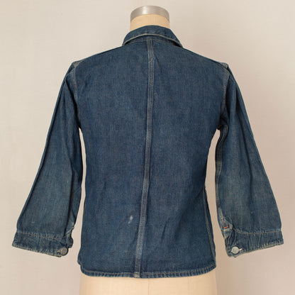 1920s 1930s Denim Chore Jacket