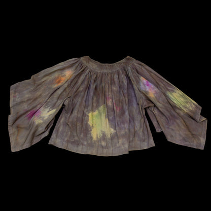 Antique Hand Dyed Cotton Angel Wing Blouse