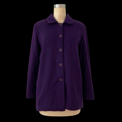 1960s Purple Wool Mod Jacket