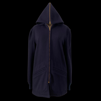 1950s Melton Wool Cadet Coat with Split Hood