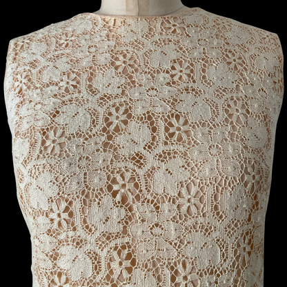 1960s Cream Lace Top