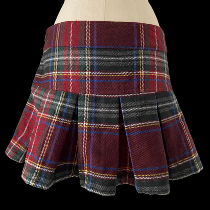 2000s Abercrombie & Fitch Wool Micro Mini Skirt