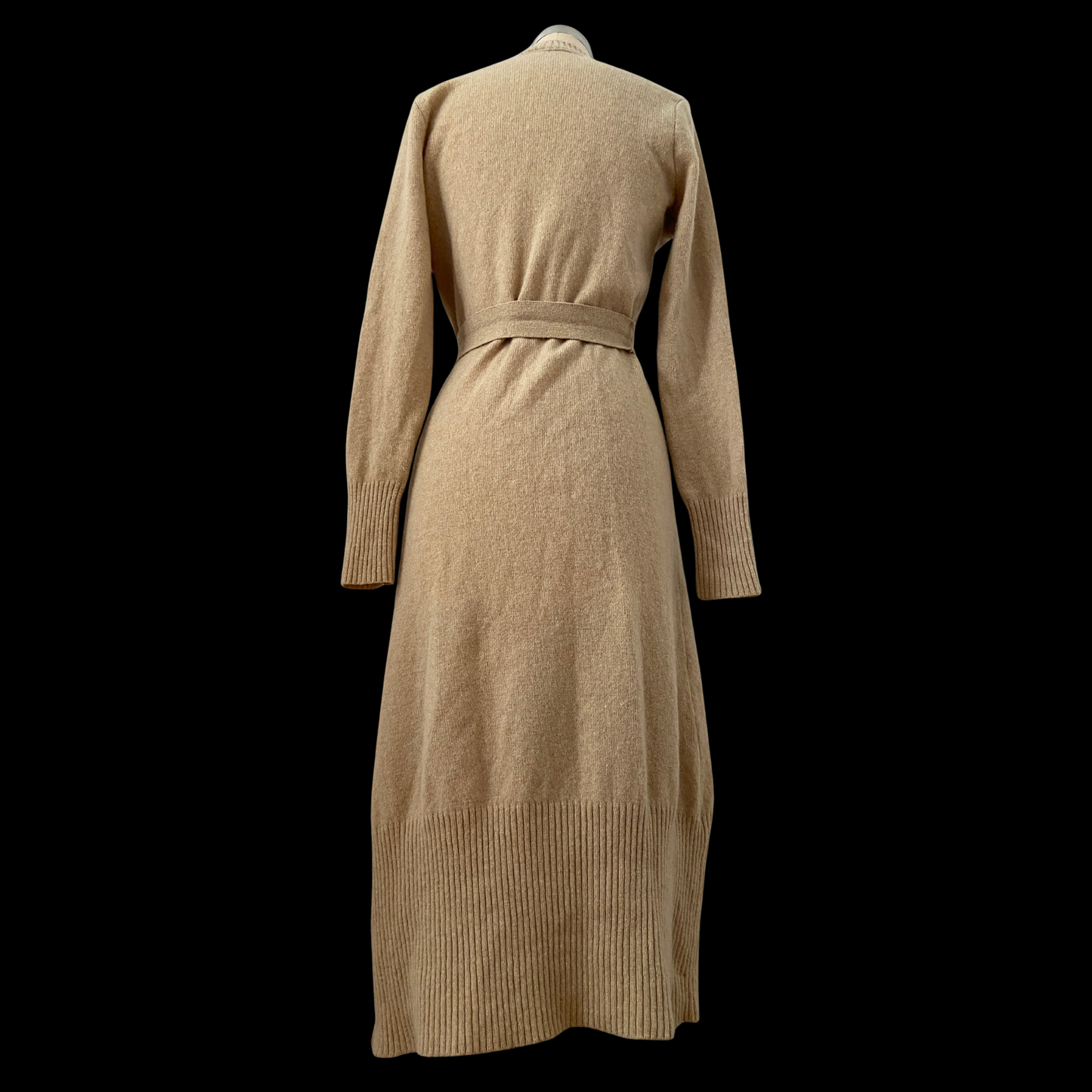 1990s Ralph Lauren Lambswool Cardigan Dress