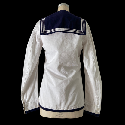 1950s Cotton Sailor Jacket with Middy Collar