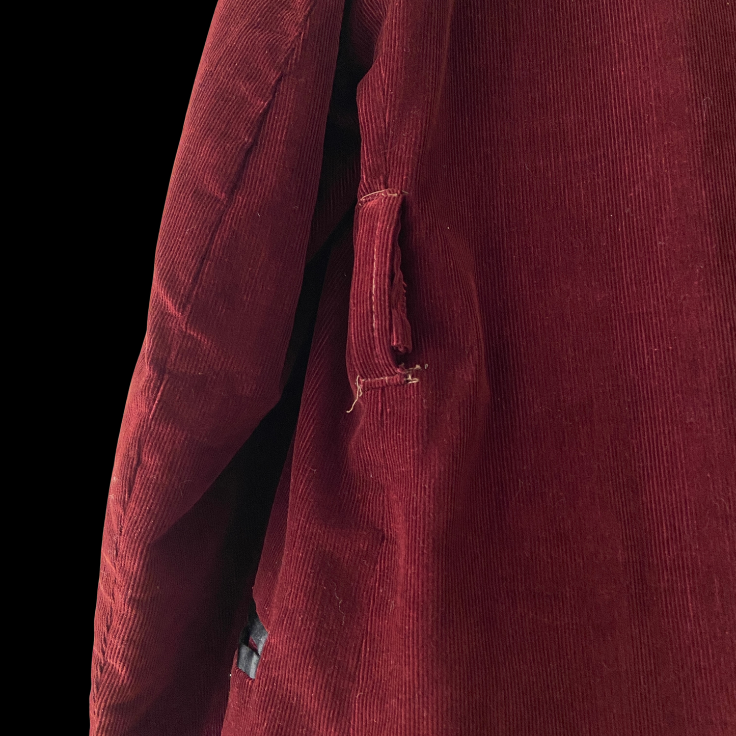 1940s Red Corduroy Smoking Jacket
