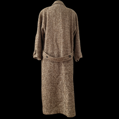 1980s does 1940s Brown Tweed Coat