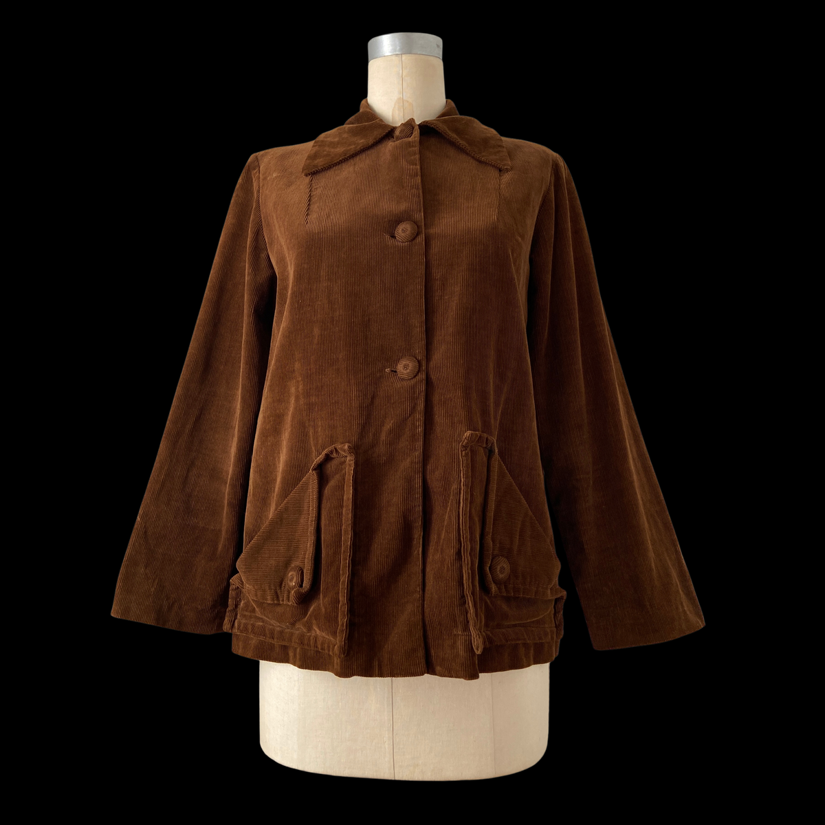1940s Brown Corduroy Jacket
