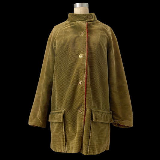 1950s Green Corduroy Coat