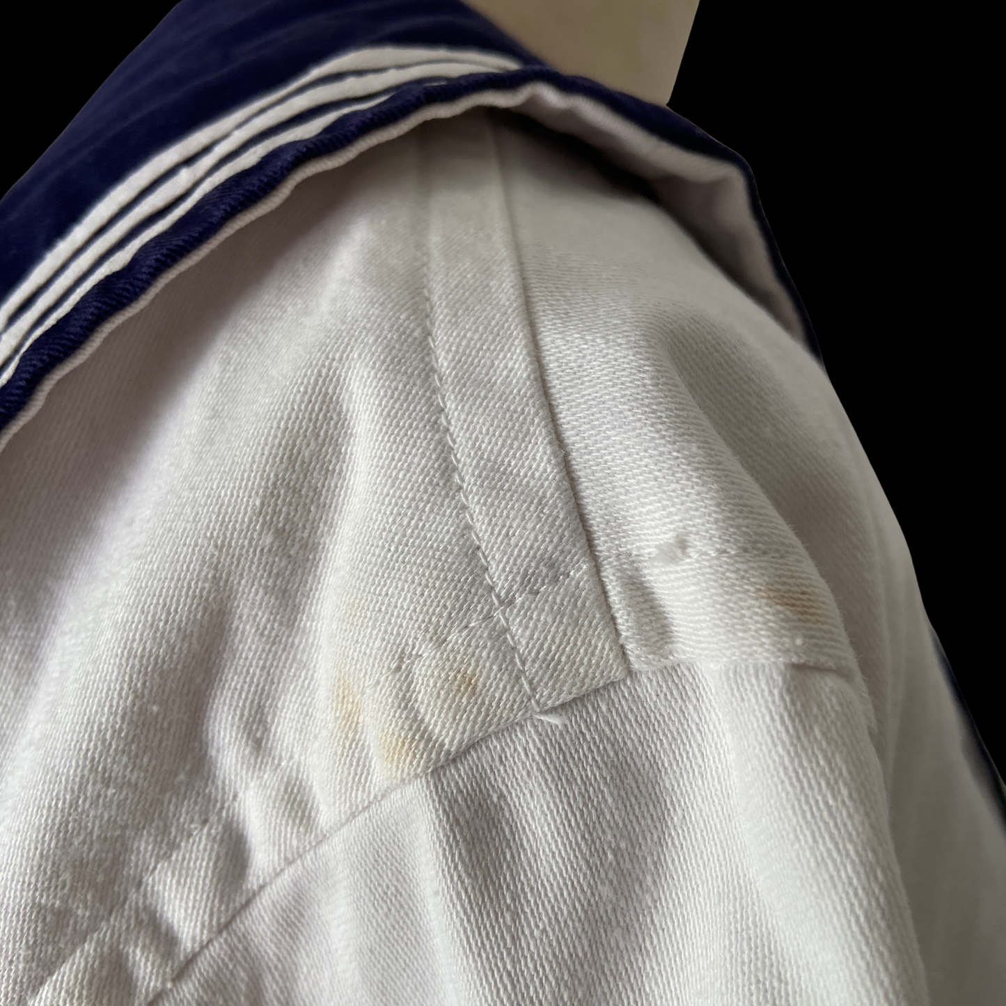 1950s Cotton Sailor Jacket with Middy Collar