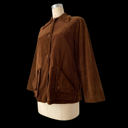 1940s Brown Corduroy Jacket
