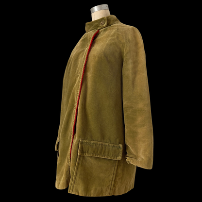 1950s Green Corduroy Coat