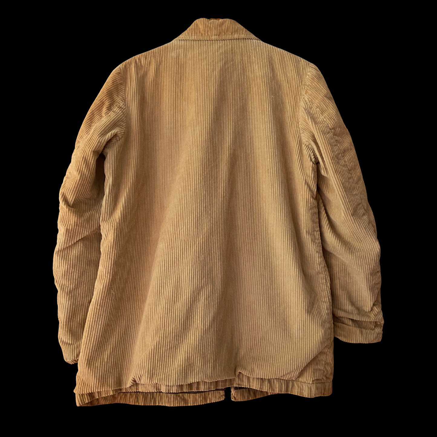 1960s Tan Wide Whale Corduroy Coat