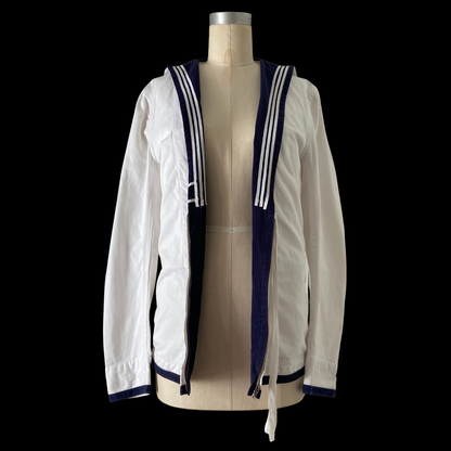 1950s Cotton Sailor Jacket with Middy Collar