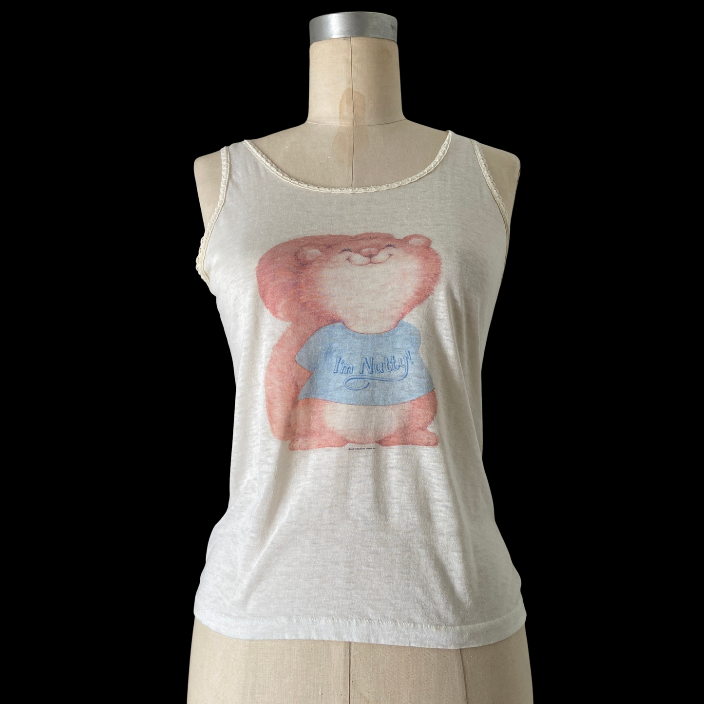 1970s "I'm Nutty" Chipmunk Tank