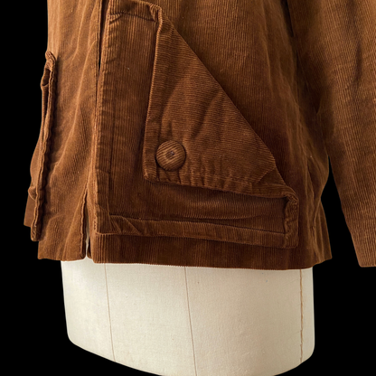 1940s Brown Corduroy Jacket