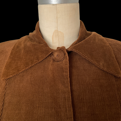1940s Brown Corduroy Jacket