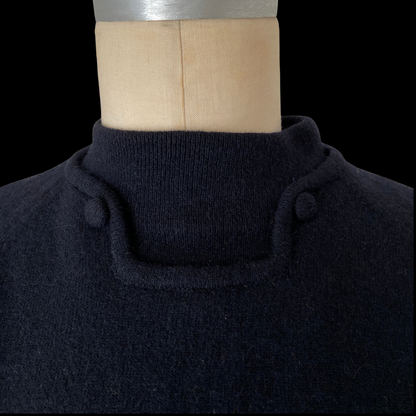 1960s Black Lambswool Angora Sweater