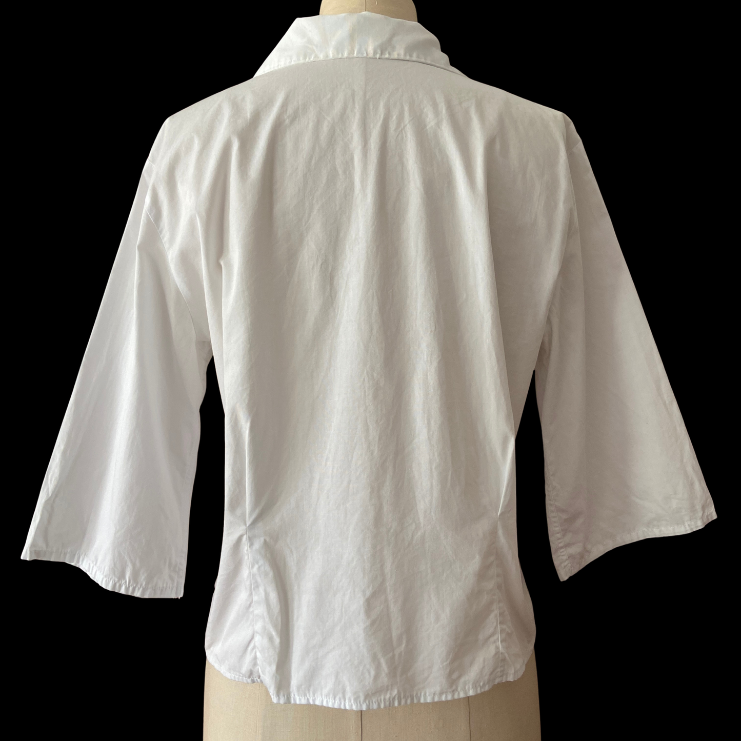 1950s White Cotton Top