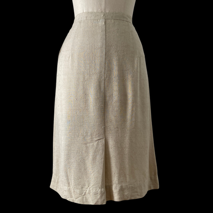1940s Tan Cotton Skirt