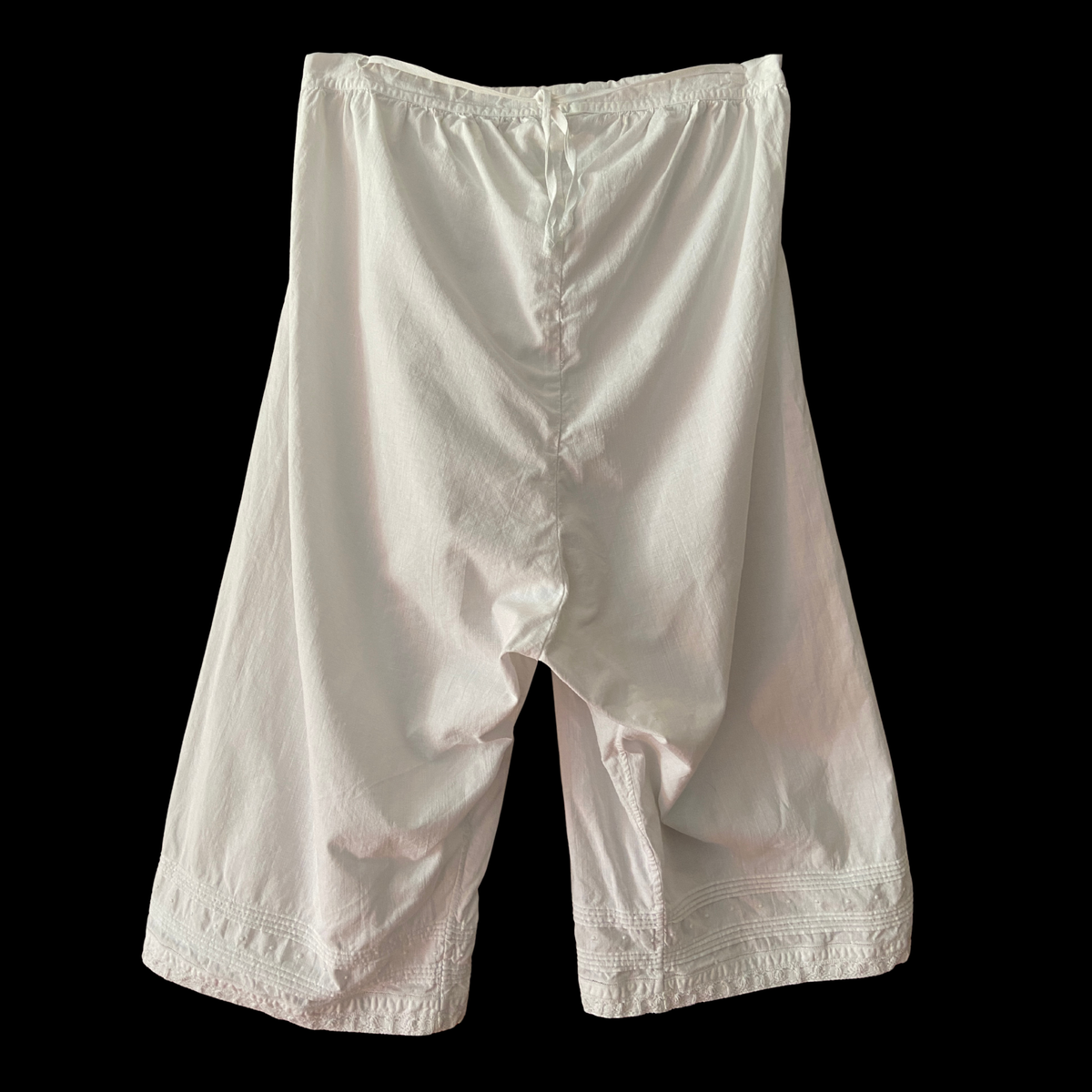 Antique White Cotton Bloomers