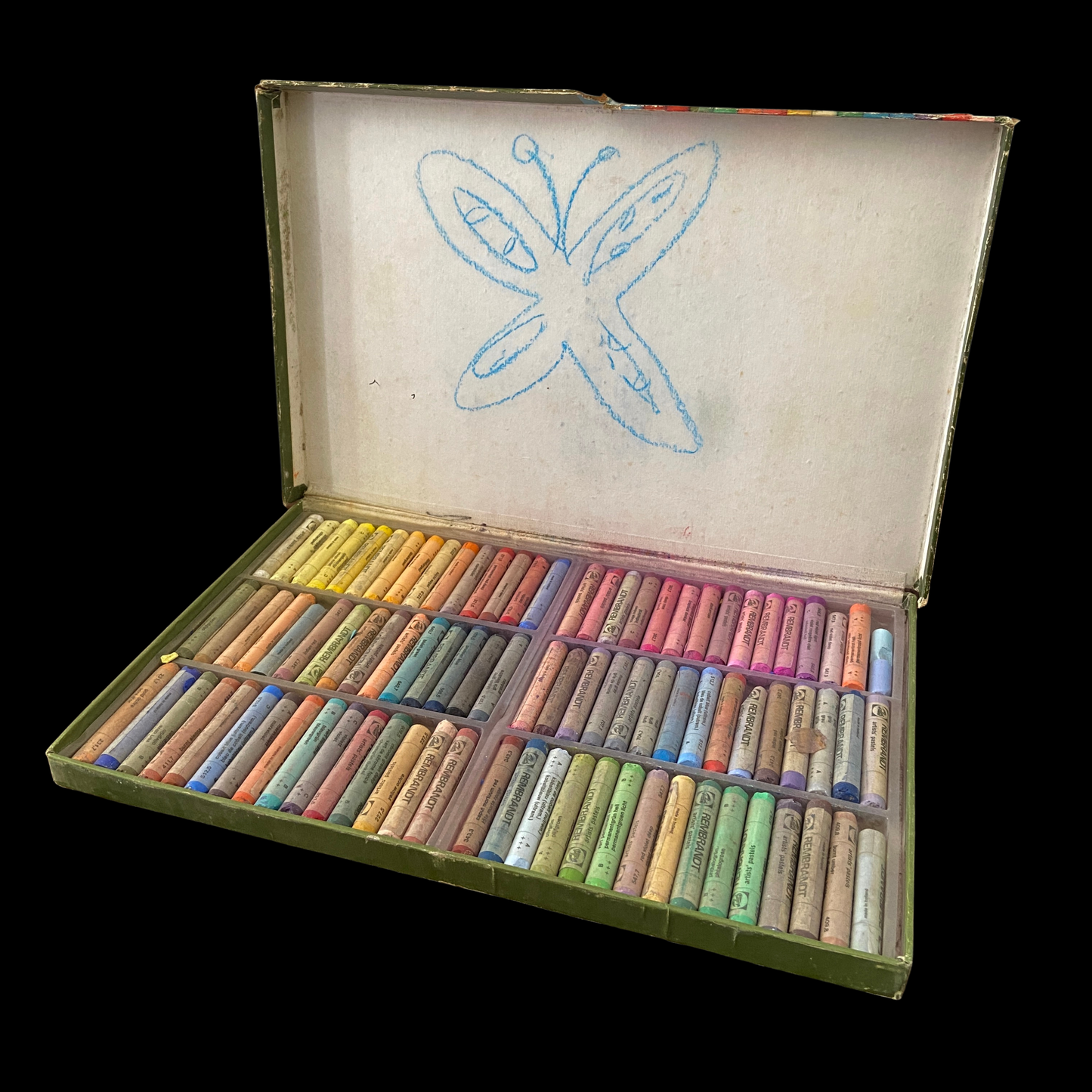 Vintage Rembrant Soft Pastels Box of 90