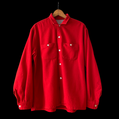 1950s Red Wool Shirt