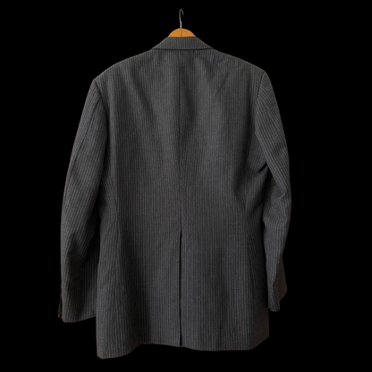 1980s Pinstripe Suit by Burstow & Logsdail of Savile Row