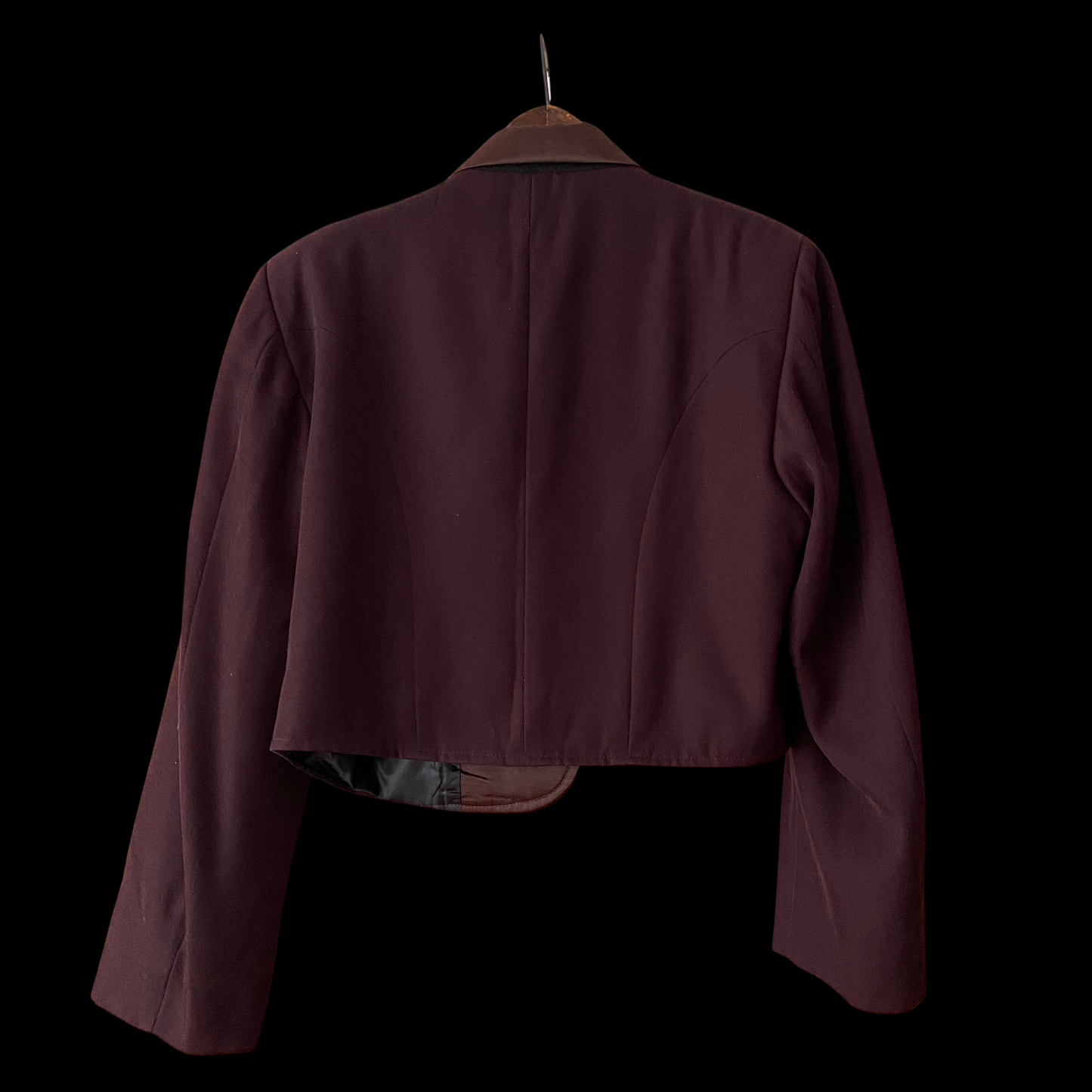 1980s Eggplant Wool Marching Band Jacket