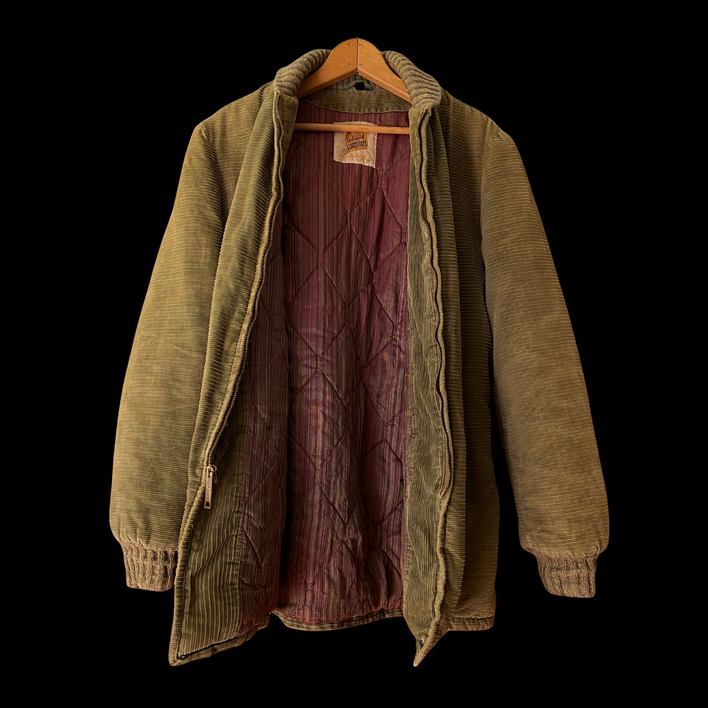 1950s Green Corduroy Coat