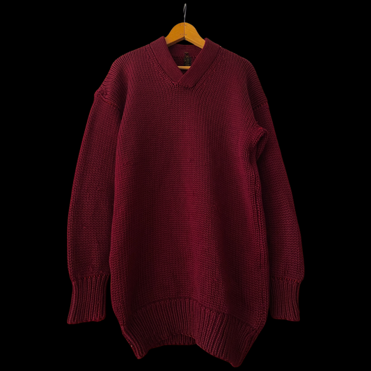 1900s Red Wool Athletic Sweater by Wright & Ditson