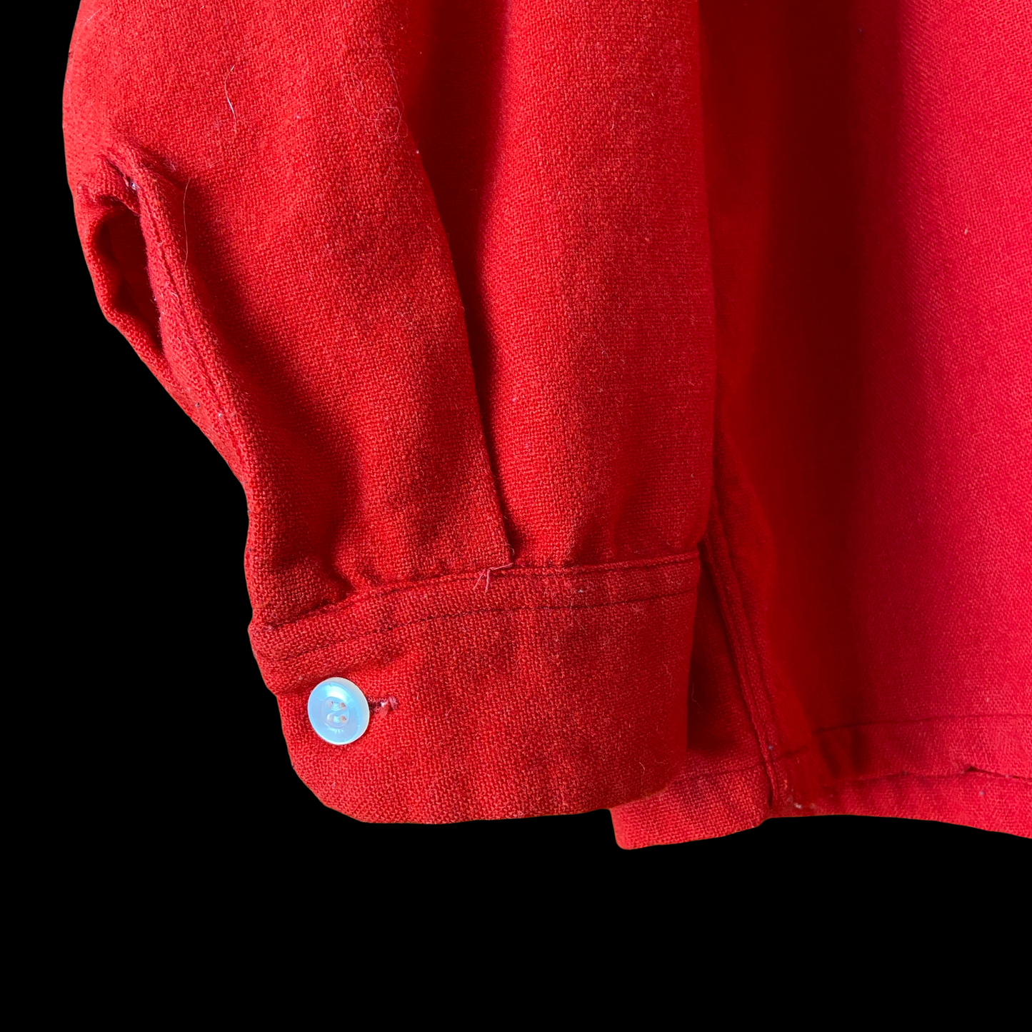 1950s Red Wool Shirt