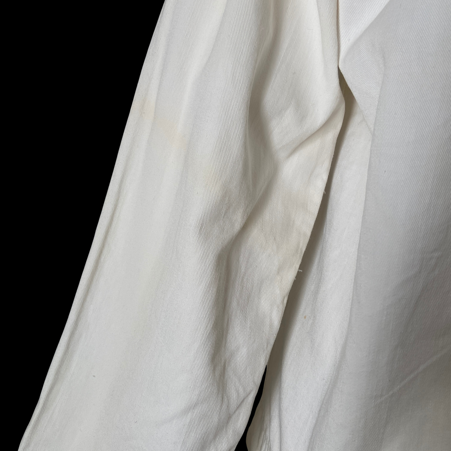 1940s White Cotton Sailor Top