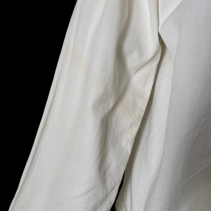 1940s White Cotton Sailor Top