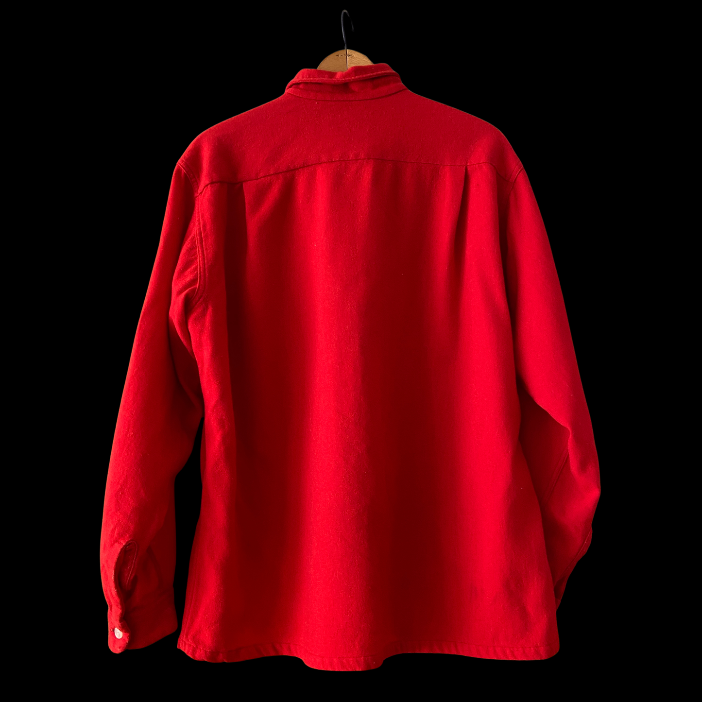 1950s Red Wool Shirt