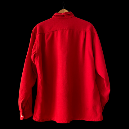 1950s Red Wool Shirt
