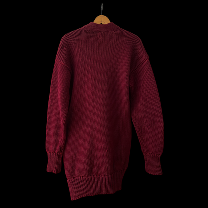 1900s Red Wool Athletic Sweater by Wright & Ditson
