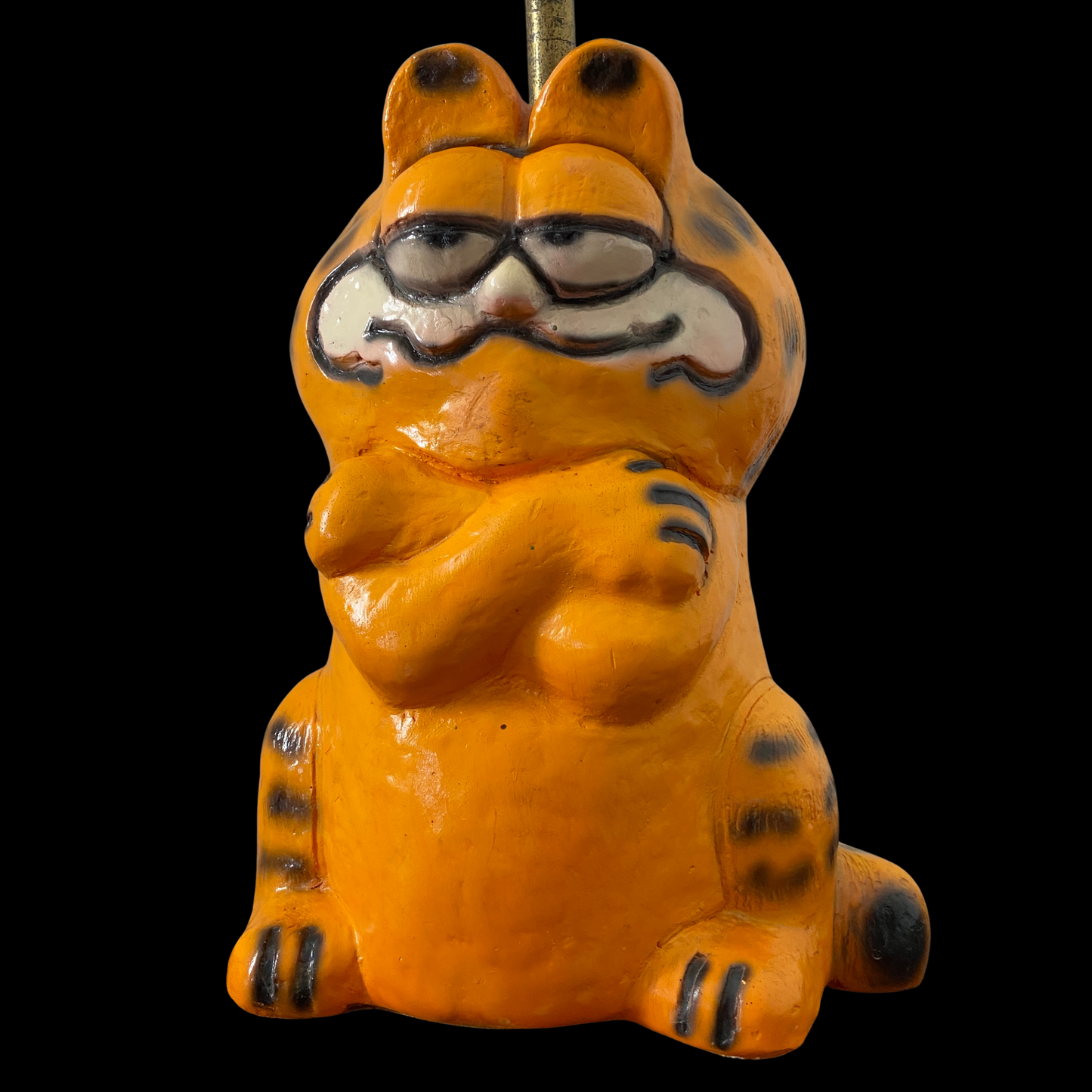 1970s 1980s Garfield Ceramic Lamp