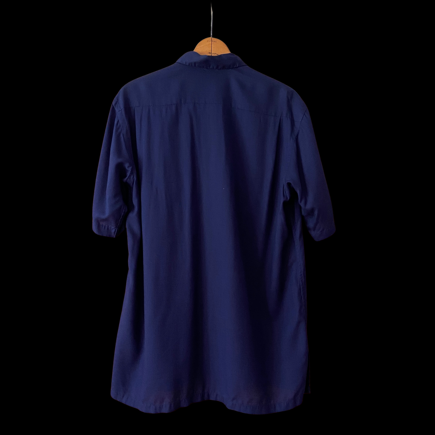1950s Blue Loop Collar Shirt