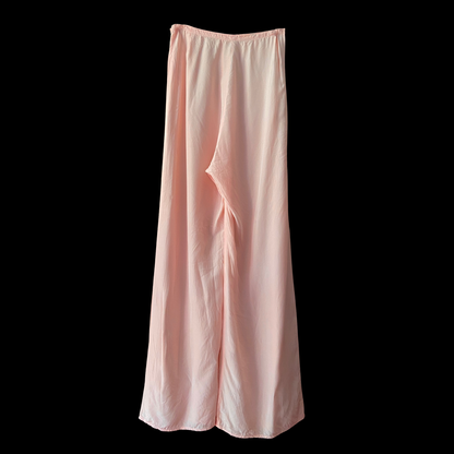 1940s Pink Rayon Lounge Pants
