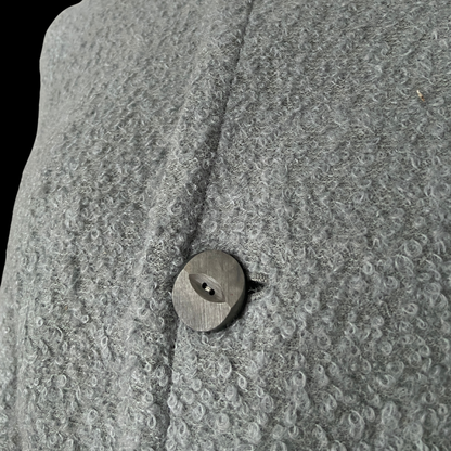 1940s Boucle Wool Jacket with Scarf